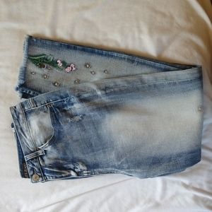 Embroidered Jeans